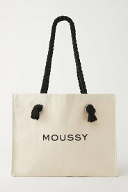 MOUSSY MOUSSY SOUVENIR ショッパー マウジー バッグ その他のバッグ ホワイト ブラック