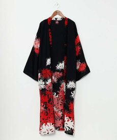 カヤ 【カヤ】【UVカット加工】絢爛長羽織 アミナコレクション トップス カーディガン ネイビー ブラック パープル ホワイト【送料無料】