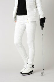 【SALE／70%OFF】St ANDREWS ゴシックダマスクジャガード パンツ (WOMENS) セントアンドリュース パンツ その他のパンツ ホワイト ブラック【送料無料】