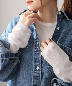 JOURNAL STANDARD 《追加2》クルーネックシアーロングTシャツ ジャーナル スタンダード トップス カットソー・Tシャツ ホワイト ベージュ ブラウン ピンク【送料無料】