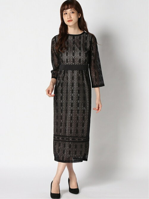 Ranan ジオメトリックレースタイトワンピース Rakuten Fashion 楽天ファッション 旧楽天ブランドアベニュー Bf0879