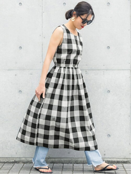 Coca ブロックチェックノースリーブワンピース Rakuten Fashion 楽天ファッション 旧楽天ブランドアベニュー Cx1879