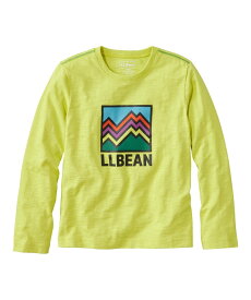 L.L.Bean キッズ・グラフィック・ティ、長袖 グローインザダーク ビッグキッズ エルエルビーン トップス カットソー・Tシャツ イエロー グリーン パープル【送料無料】