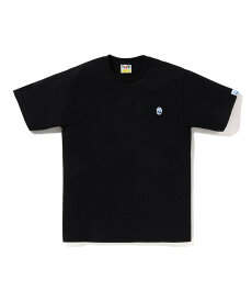 A BATHING APE (M)ABC CAMO ONE POINT TEE M ア ベイシング エイプ トップス カットソー・Tシャツ ホワイト ブラック【送料無料】