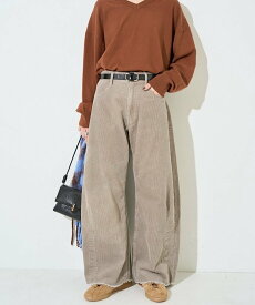 FREAK'S STORE コーデュロイ カーブ パンツ【限定展開】 25AW フリークスストア パンツ その他のパンツ ブラック ブラウン グレー【送料無料】