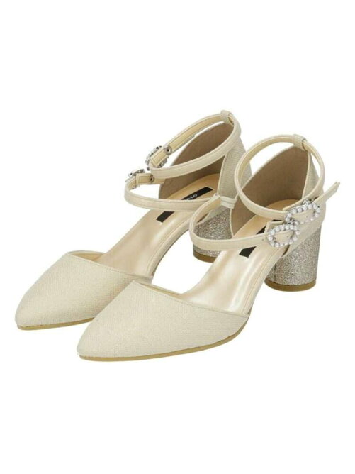 Esperanza パール調ダブルストラップパンプス Rakuten Fashion 楽天ファッション 旧楽天ブランドアベニュー Br30
