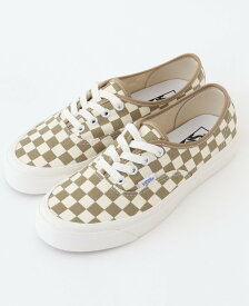 A_ 【VANS(ヴァンズ)】チェックスニーカー Authentic 44 Dx ソフィット シューズ・靴 スニーカー ベージュ【送料無料】