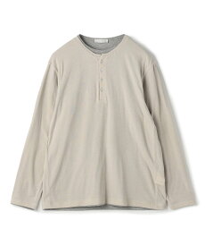 【SALE／50%OFF】TOMORROWLAND MEN ストレッチ天竺 レイヤードカットソー トゥモローランド トップス カットソー・Tシャツ ブラック グレー【送料無料】