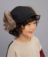 【SALE／60%OFF】BREEZE フライトキャップ エフオーオンラインストア 帽子 その他の帽子 ブラック ベージュ