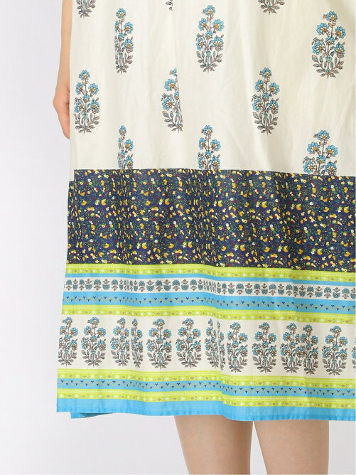 Hakka コットンローン更紗プリントパフスリーブワンピース 裏地無し Rakuten Fashion 楽天ファッション 旧楽天ブランドアベニュー Ct81