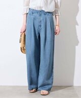 SLOBE IENA 《4サイズ展開/追加4》LEDENIM TUCK TROUSERデニム スローブ イエナ パンツ ジーンズ・デニム…