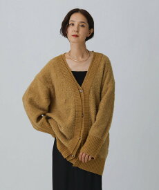 【SALE／50%OFF】LEPSIM 5ゲージダブルカラーチュニックカーディガン レプシィム ワンピース・ドレス チュニック ブラウン ホワイト グレー