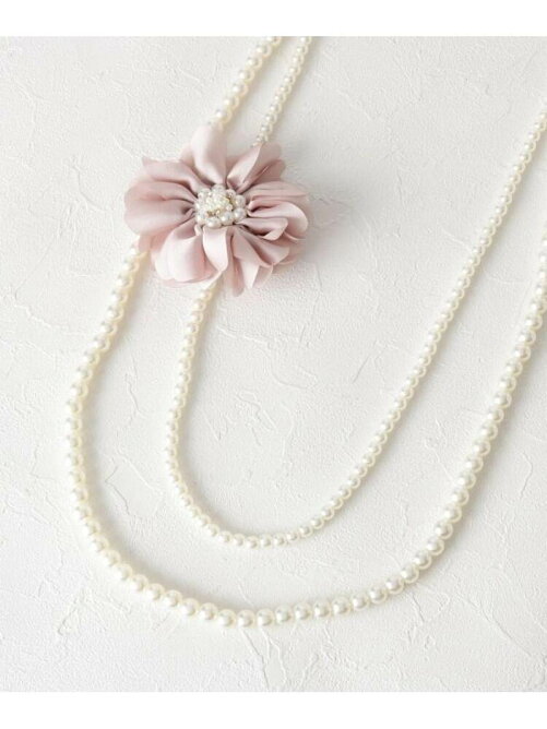 Its Demo コサージュ付き2連パールビジューネックレス Rakuten Fashion 楽天ファッション 旧楽天ブランドアベニュー Bt68