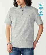 SHIPS MEN 【WEB限定】SHIPS: 吸水速乾・UVケア Drymix(R)ワンポイントロゴ ボタンダウン ポロシャツ シ…