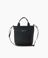 agnes b. ENFANT キッズ ロゴ ハンドバッグ アニエスベー マタニティウェア・ベビー用品 マザーズバッグ…