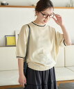 FREAK'S STORE サマーニット ライン 半袖 Tシャツ(ハンドウォッシャブル)【限定展開】 25SS フリークスストア トップ…