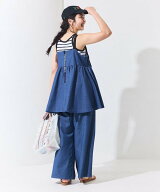 【SALE／31%OFF】THOUSAND MILE 別注 UVカット カシュクールキャミ セットアップ/デニムライク フリーク…