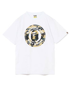 A BATHING APE 1ST CAMO BUSY WORKS TEE ア ベイシング エイプ トップス カットソー・Tシャツ ブラック ホワイト【送料無料】