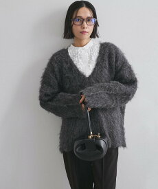【SALE／50%OFF】VICKY ブークレシャギーニットVネックプルオーバー≪手洗い可能≫ ビッキー トップス ニット オレンジ ブルー グレー【送料無料】