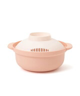 Francfranc らくチン レンジ調理鍋 ピンク フランフラン 食器・調理器具・キッチン用品 鍋・フライパン …