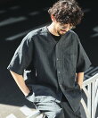 LINEN COTTON V NECK SHIRT