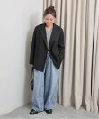 《WEB限定追加3》イージーデニムワイドパンツ