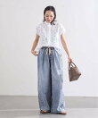 《WEB限定追加3》イージーデニムワイドパンツ