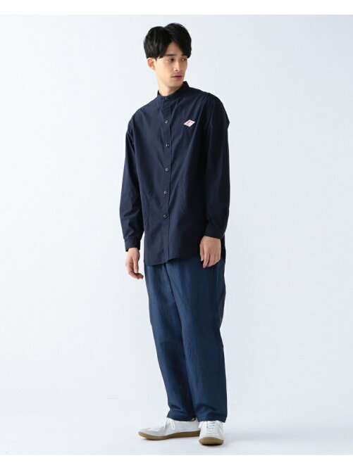 B Ming Life Store By Beams Danton ビーミング By ビームス 別注 ポプリン バンドカラーシャツ Rakuten Fashion 楽天ファッション 旧楽天ブランドアベニュー Ad04