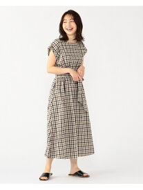 楽天市場 ギンガムチェック ワンピース カラーブラウン ワンピース レディースファッション の通販