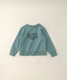 【SALE／30%OFF】IENA ENFANT 【A.P.C./アー・ペー・セー】スウェットELIE baby-kids(110cm-140cm) イエナ　アンファン マタニティウェア・ベビー用品 その他のベビーグッズ グリーン ピンク【送料無料】