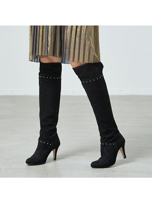 Piche Abahouse スタッズニーハイブーツ Rakuten Fashion 楽天
