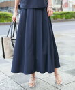 ラッシュフレアスカート【はっ水・接触冷感・ストレッチ・後ろウエストゴム】