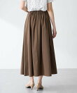 ラッシュフレアスカート【はっ水・接触冷感・ストレッチ・後ろウエストゴム】