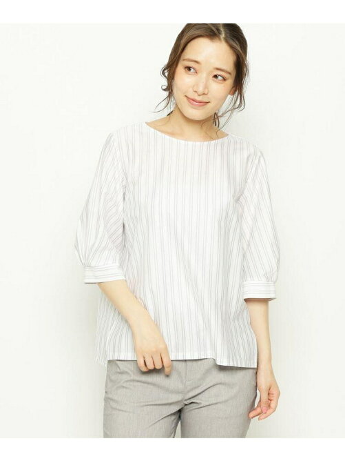 World Online Store タックスリーブwストライププルオーバー
