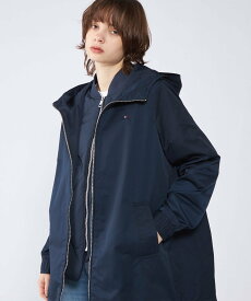 【SALE／50%OFF】TOMMY HILFIGER (W)TOMMY HILFIGER(トミーヒルフィガー)デタッチャブルキルティングパーカー トミーヒルフィガー ジャケット・アウター ブルゾン・ジャンパー ネイビー ブラック ベージュ【送料無料】