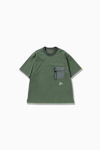 and wander pocket T �A���h�����_�[ �g�b�v�X �J�b�g�\�[�ET�V���c �l�C�r�[ �u���b�N �z���C�g�y���������z