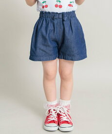 【SALE／10%OFF】branshes 【WEB限定/DRC】ウエストリボンショートパンツ ブランシェス パンツ その他のパンツ ブルー ホワイト レッド ブラック