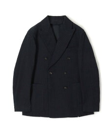 【SALE／30%OFF】TOMORROWLAND MEN コットンコーデュロイ ダブルブレステッド6Bジャケット ALBINI トゥモローランド ジャケット・アウター テーラードジャケット・ブレザー ベージュ カーキグリーン ネイビー【送料無料】