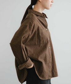 【SALE／55%OFF】URBAN RESEARCH ネルチェックコットンシャツ アーバンリサーチ トップス シャツ・ブラウス グリーン ブラウン【送料無料】