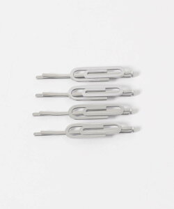 URBAN RESEARCH ROSSO heyep Paper Clip Hair Pins4P �A�[�o�����T�[�`���b�\ �w�A�A�N�Z�T���[ �o���b�^�E�w�A�N���b�v�E�w�A�s�� �V���o�[ �u���b�N�y���������z