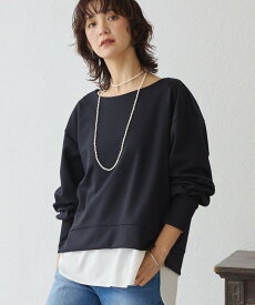 RIVE DROITE 予約【万能アイテム】ダンボールショートプルオーバー リヴドロワ トップス カットソー・Tシャツ ホワイト グレー ブラック【送料無料】