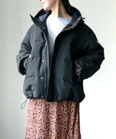 DANTON ダントン DOWN HOODED JACKET ブルーコムブルー ジャケット・アウター ダウンジャケット・ダウンベスト ブラック ネイビー【送料無料】