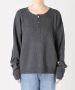 NOCTO ARCHIVE/ノクト アーカイブ Elbow Patch Henley Neck Knit