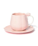 Francfranc ローズレリーフ カップ&ソーサー ピンク フランフラン 食器・調理器具・キッチン用品 グラス…