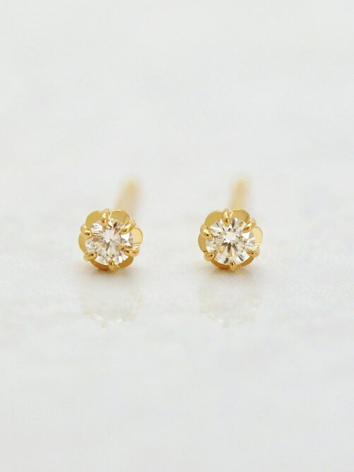Take Up セカンドピアス K18フィオレットセッティングダイヤモンドピアス0 1ct Rakuten Fashion 楽天 ファッション 旧楽天ブランドアベニュー 06