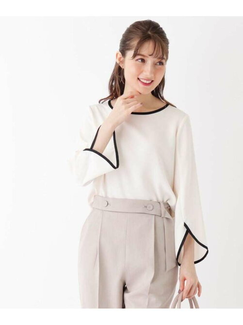 Index 配色ペタルスリーブブラウス Web限定サイズ Rakuten Fashion 楽天ファッション 旧楽天ブランドアベニュー Bm76