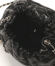 メタリックキルトショルダーバッグ