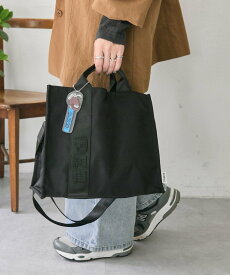 ear PAPILLONNER 再々追加決定!《A4サイズ対応/撥水》PEZ×earミディアムトートバッグ イア パピヨネ バッグ トートバッグ ブラック【送料無料】