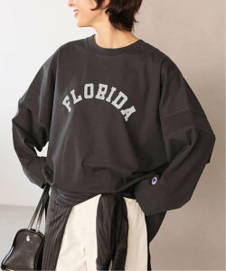 JOURNAL STANDARD relume �ʒ��yChampion/�`�����s�I���z16s/1 Jersey L/S Bleach Wash:�J�b�g�\�[ �W���[�i�� �X�^���_�[�h �������[�� �g�b�v�X �J�b�g�\�[�ET�V���c �u���b�N �x�[�W�� �O���[�y���������z