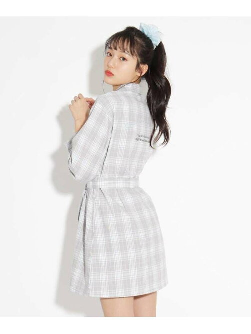 Pink Latte ニコラ掲載 開襟シャツワンピース シュシュセット Rakuten Fashion 楽天ファッション 旧楽天ブランドアベニュー Ce47